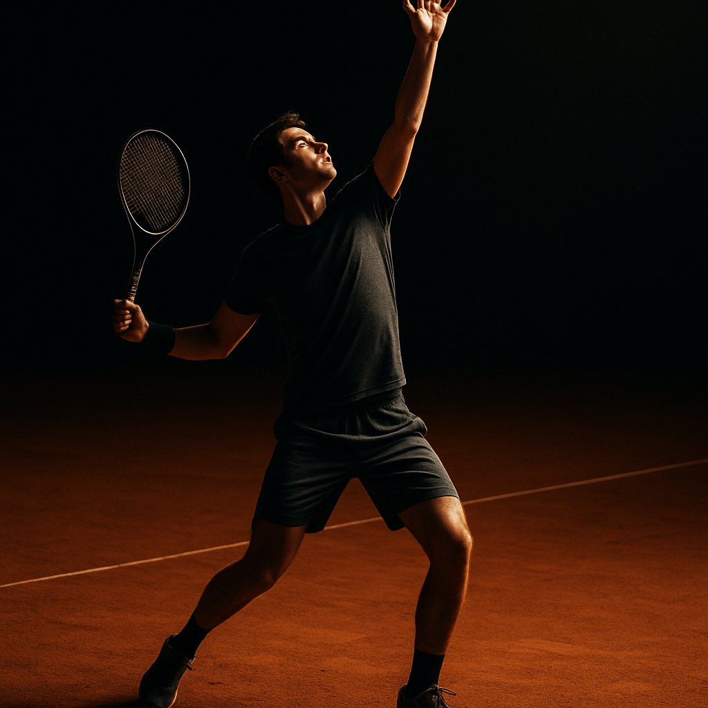 De techniek van de topspin